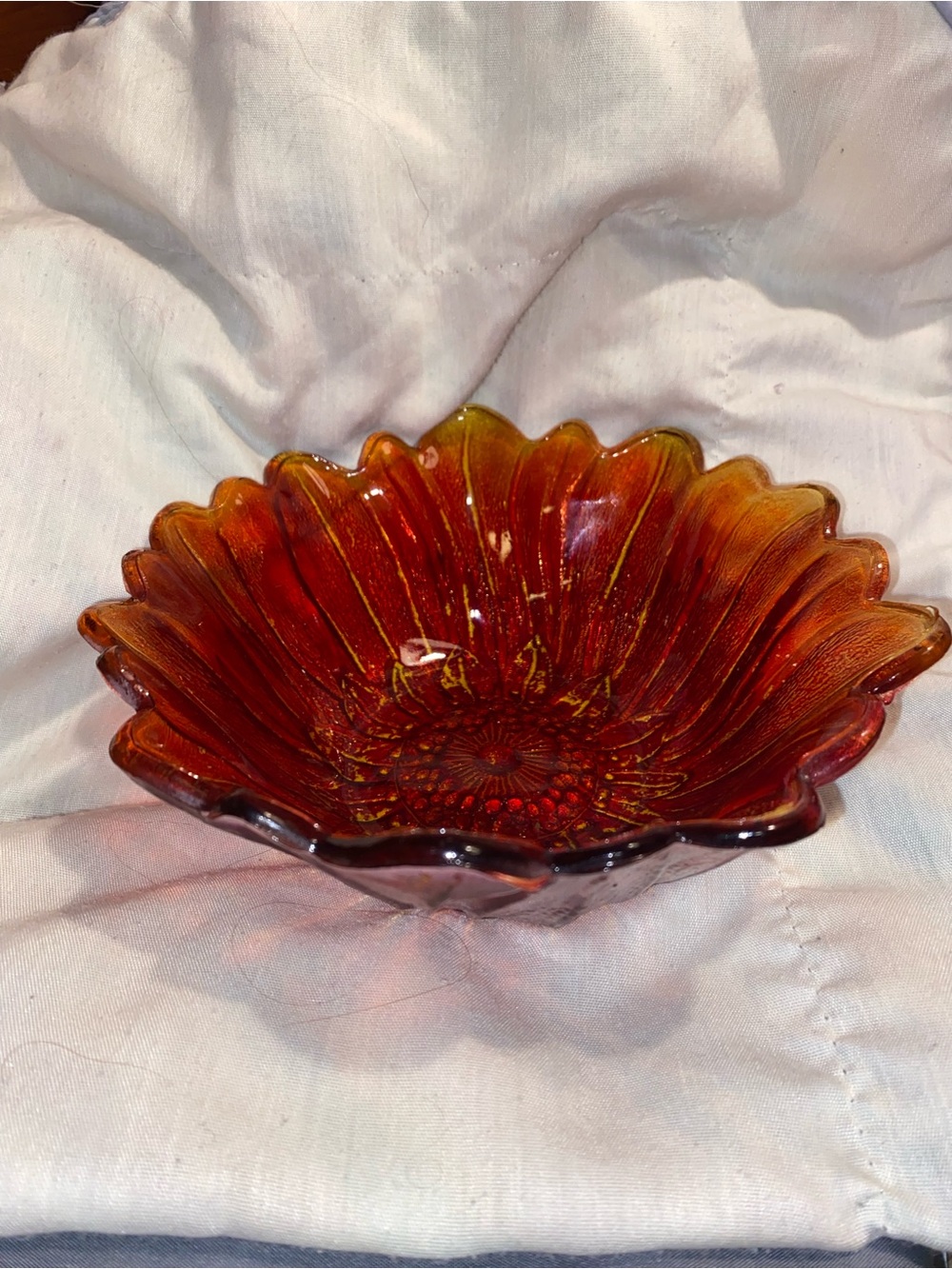 Indiana Glass Sunflower Bowl